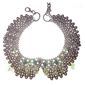 Statement collar necklace